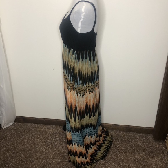 Anthropologie Tulle maxi feather dress size medium - Picture 6 of 15